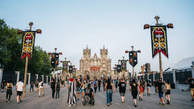 Cathedral entrance Hellfest 2022